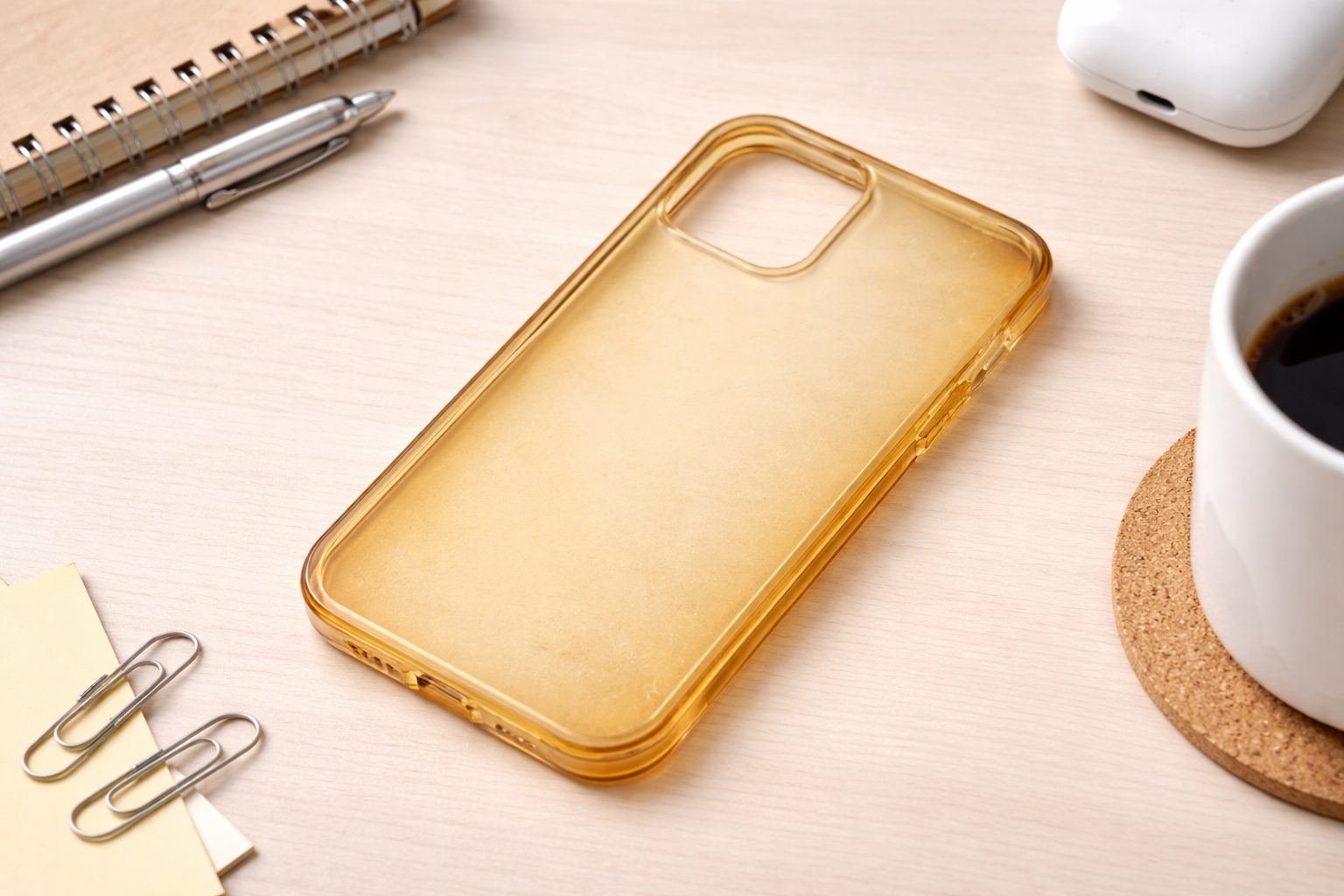 투명 케이스 변색, 닦아도 안 돌아오는 이유