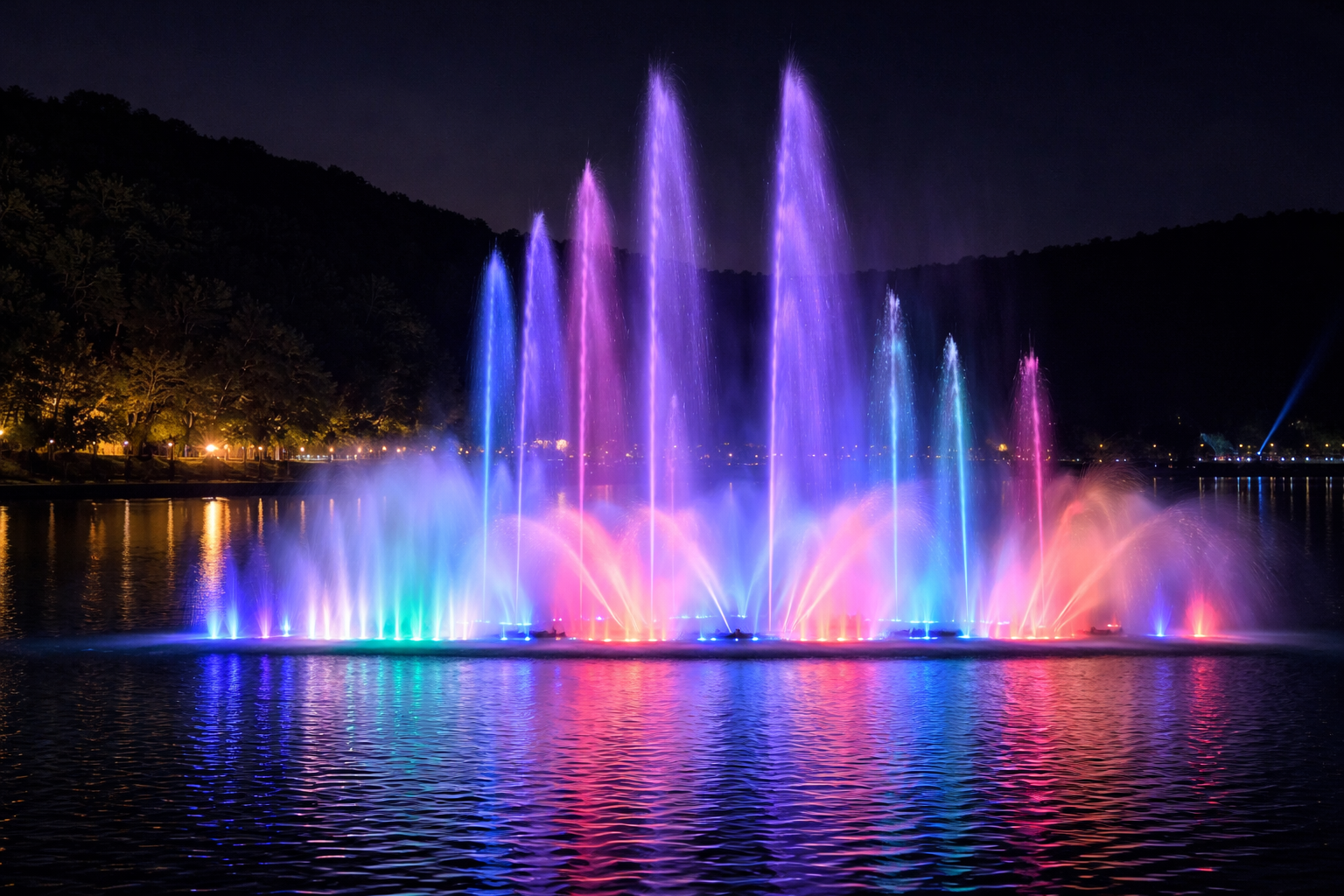 대전 방동저수지 음악분수 4월부터 운영 시작