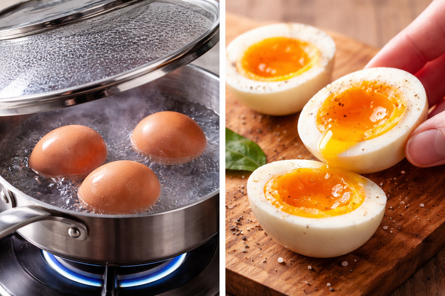 계란 반숙 시간 8분 찌면 쫀득하게 되는 이유