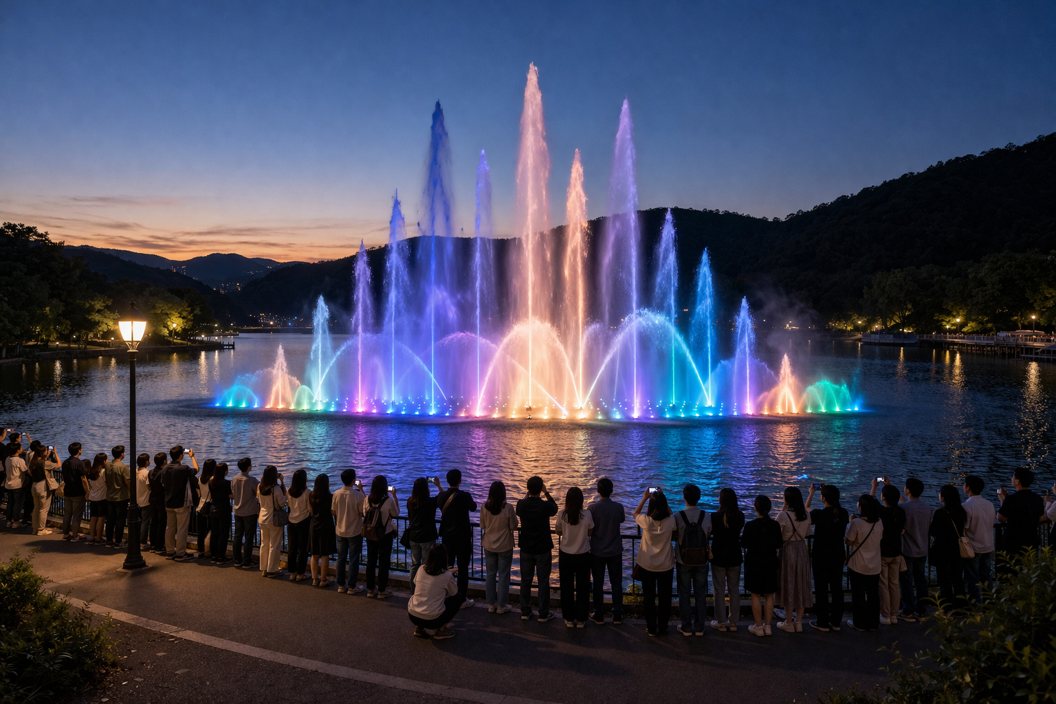 대전 방동저수지 음악분수 4월부터 운영 시작